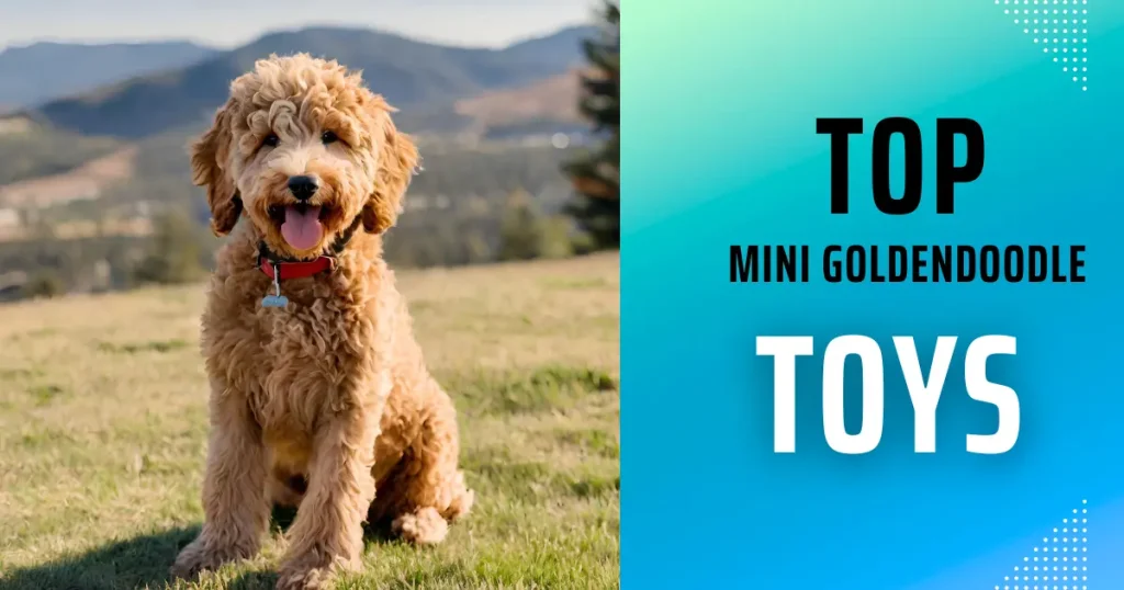 It is the image to show mini Goldendoodle toys.