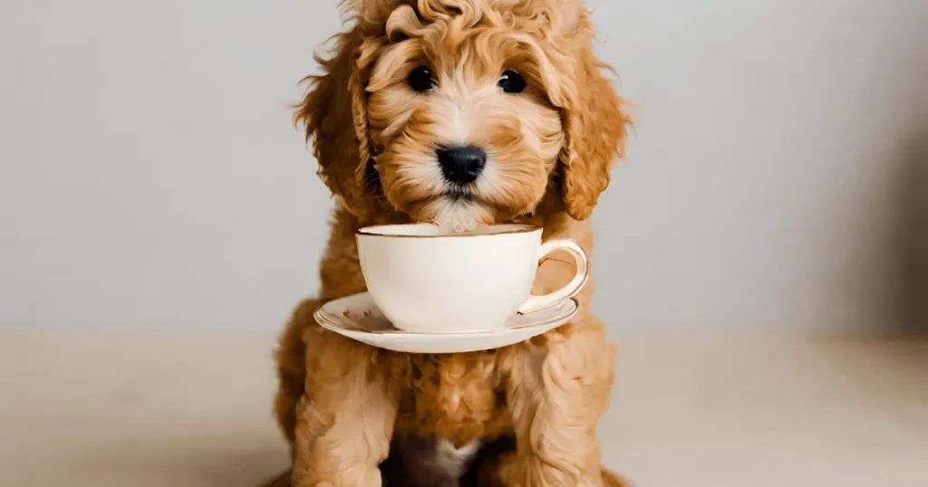 It is the image of Teacup Mini Goldendoodle