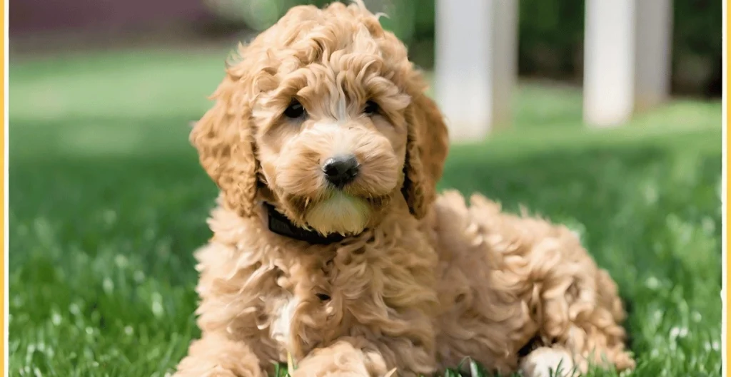 it is the image of f1bb mini Goldendoodle.