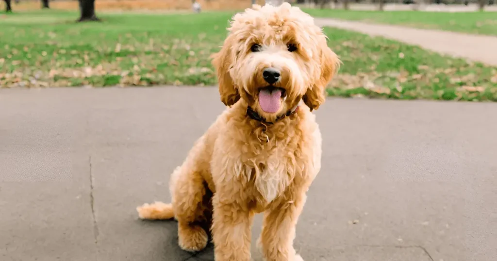 It is the image of mini Goldendoodle lifespan
